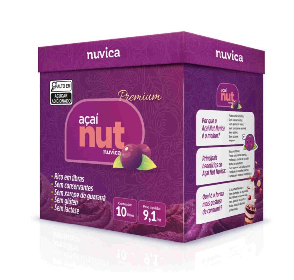 Caixa de Açaí Nut 10 litros