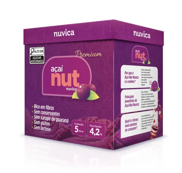 Caixa de Açaí Nut 5 litros